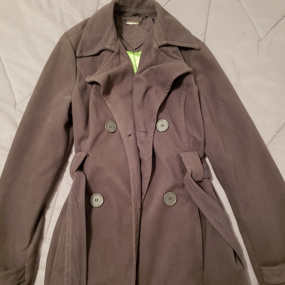 Grey Peacoat